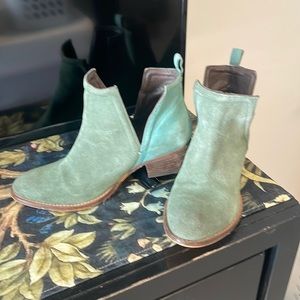 Suede booties
